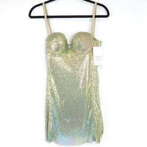 Poster Girl Benny Chainmail Mini Dress in Ultra Serpentine - Size Small - NWT